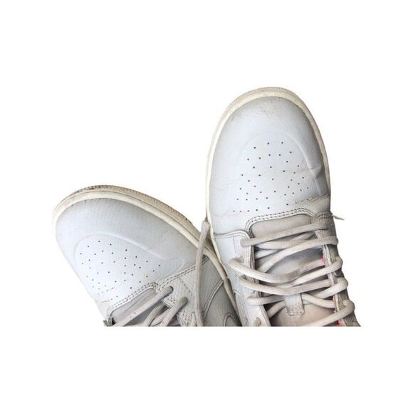 Nike Air Jordan 1 Retro High Nouveau Pure Platinum Crimson Size 8 - Picture 9 of 16